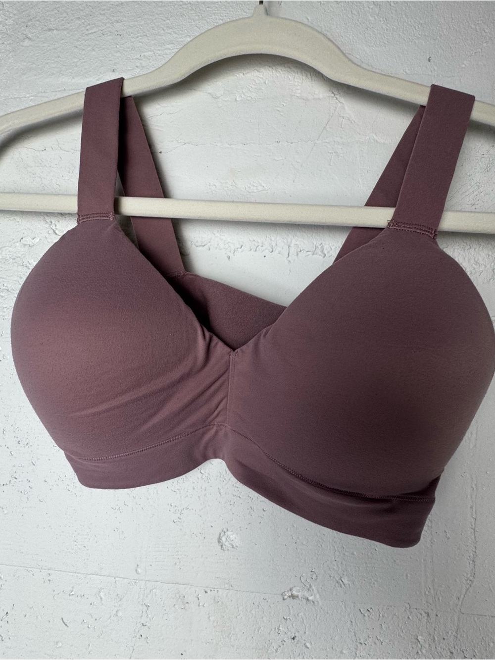 SPANX Bra-lellujah Seamless Support T-Shirt Bra‎ - Dusty Mauve Lilac Purple M